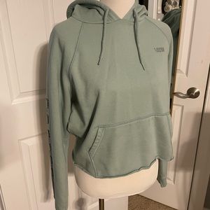 Teal Cropped Vans Sweatshirt